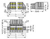 1-conductor female connector CAGE CLAMP® 2.5 mm² gray