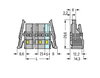 1-conductor female connector CAGE CLAMP® 2.5 mm² gray
