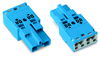 Plug 2-pole Cod. I blue