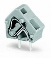 Stackable PCB terminal block 2.5 mm² Pin spacing 7.5/7.62 mm dark gray