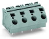 PCB terminal block 6 mm² Pin spacing 12.5 mm gray