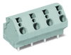 PCB terminal block 4 mm² Pin spacing 10 mm gray