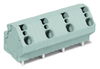 PCB terminal block 4 mm² Pin spacing 12.5 mm gray