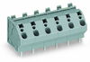 PCB terminal block 4 mm² Pin spacing 10 mm green