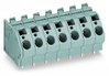 PCB terminal block 6 mm² Pin spacing 10 mm gray