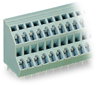Double-deck PCB terminal block 2.5 mm² Pin spacing 5 mm gray