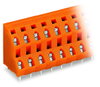 Double-deck PCB terminal block 2.5 mm² Pin spacing 7.62 mm orange