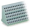 Triple-deck PCB terminal block 2.5 mm² Pin spacing 5 mm gray