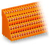 Quadruple-deck PCB terminal block 2.5 mm² Pin spacing 5.08 mm orange