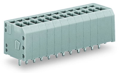 PCB terminal block 1.5 mm² Pin spacing 3.5 mm gray