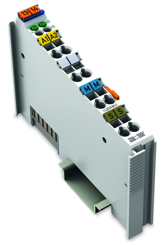 2-channel analog output 0 ... 10 VDC S5 PLC data format light gray