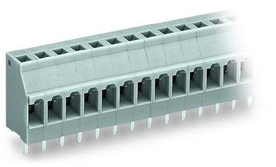 PCB terminal block 2.5 mm² Pin spacing 5 mm gray