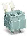 PCB terminal block push-button 2.5 mm² blue