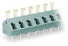 PCB terminal block push-button 2.5 mm² gray