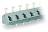 PCB terminal block push-button 2.5 mm² gray