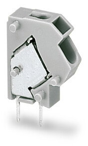 Stackable PCB terminal block 2.5 mm² Pin spacing 5/5.08 mm gray