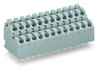 Double-deck PCB terminal block push-button 1.5 mm² agate gray