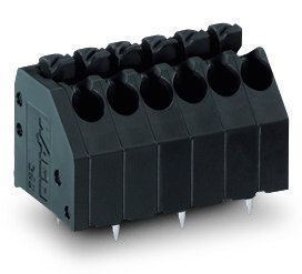 THR PCB terminal block push-button 1.5 mm² black