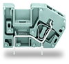 Stackable PCB terminal block with commoning option 2.5 mm² gray