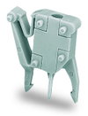 Test plug adapter suitable for 255, 256, 257 Series PCB terminal blocks 1-pole gray