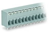 PCB terminal block push-button 2.5 mm² gray