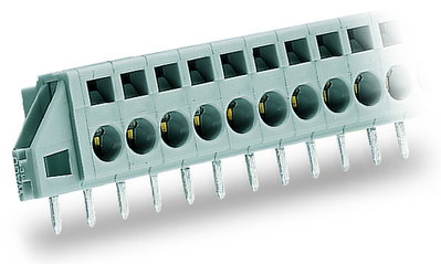 PCB terminal block 2.5 mm² Pin spacing 5 mm gray