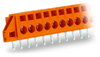 PCB terminal block 2.5 mm² Pin spacing 5.08 mm orange