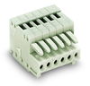 1-conductor female connector CAGE CLAMP® 0.5 mm² light gray