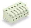 THT female header angled Pin spacing 3.5 mm light gray