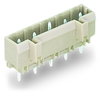 THT male header 1.0 x 1.0 mm solder pin straight light gray