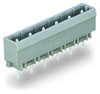 THT male header 1.0 x 1.0 mm solder pin straight gray
