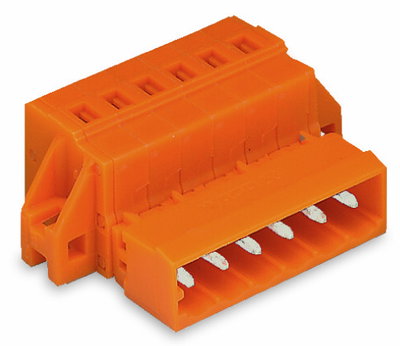 1-conductor male connector CAGE CLAMP® 2.5 mm² orange