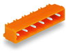 THT male header 1.0 x 1.0 mm solder pin angled orange