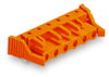 THT female header angled Pin spacing 7.62 mm orange