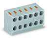 2-conductor female connector push-button PUSH WIRE® gray