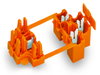 Socket automatic L-disconnection 3-pole orange