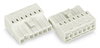 Female connector without ground contact 7-pole white