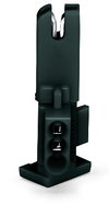Socket module without ground contact 1-pole black