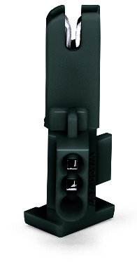 Socket module without ground contact 1-pole black