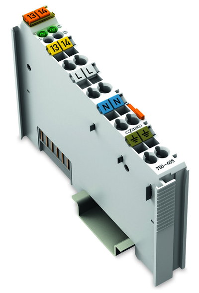 2-channel digital input 230 VAC light gray