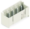 THT male header 1.4 mm Ø solder pin straight light gray