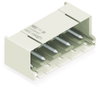 THT male header 1.4 mm Ø solder pin angled light gray