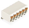 1-conductor THT female connector angled push-button Push-in CAGE CLAMP® light gray