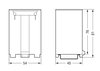 Switchgear cabinet drawer DIN 35-rail mount drawer multi-colored