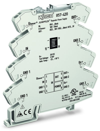 Isolation amplifier Current input signal Current and voltage output signal