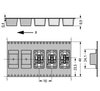 Through-Board SMD PCB Terminal Block 0.75 mm² Pin spacing 6.5 mm white