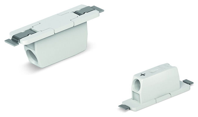 Through-Board SMD PCB Terminal Block 0.75 mm² Pin spacing 6.5 mm white