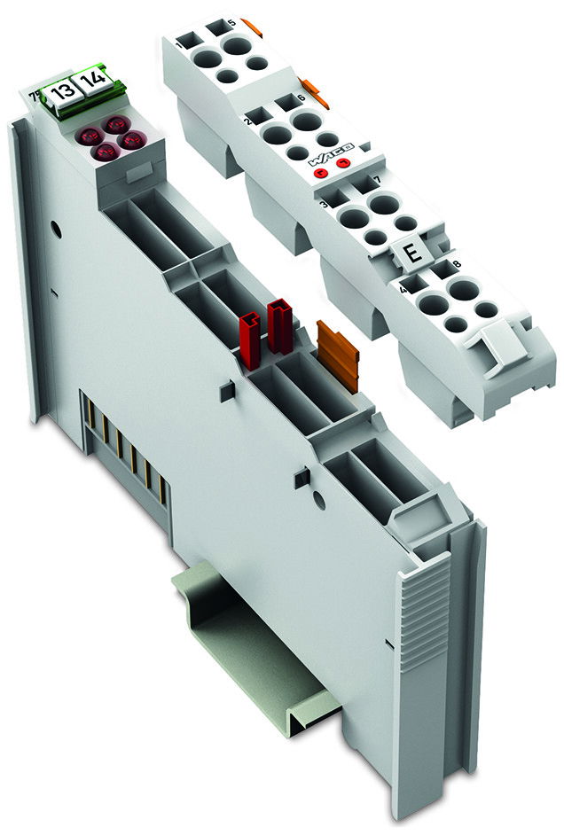 4-channel analog input 4 … 20 mA Single-ended light gray