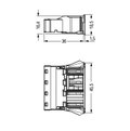 Snap-in socket 4-pole Cod. A white