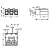 Plug for PCBs straight 3-pole white
